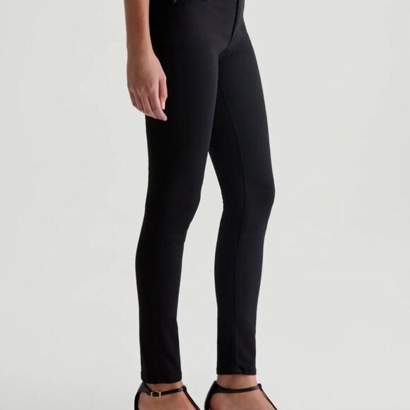 AG The Legging Ankle Super Skinny Ankle JET Black - Picture 4 of 4